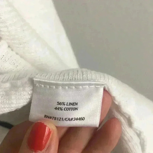 Eileen Fisher linen cotton waterfall cardigan - Picture 4 of 4